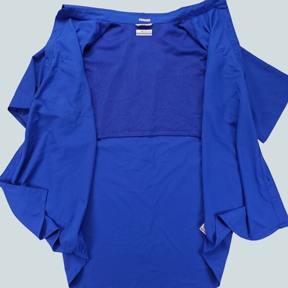 Columbia Men's Omni-Shade Sun Protection Short Sleeve Shirt Size XL - Picture 9 of 11